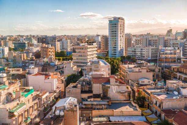 Aerial view of Nicosia city, Cyprus Aerial view of Nicosia city, Cyprus. nicosia cyprus stock pictures, royalty-free photos & images