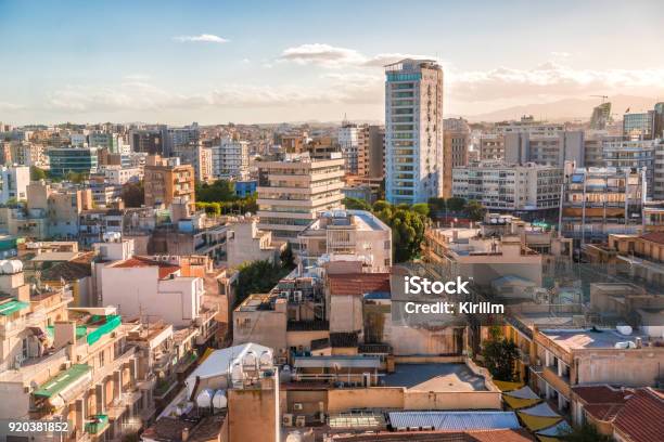 Aerial View Of Nicosia City Cyprus Stock Photo - Download Image Now - Nicosia - Cyprus, Cyprus Island, City