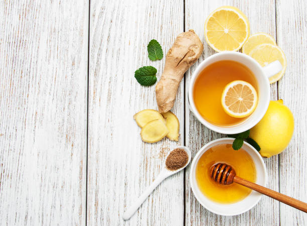 istock Cup of tea with lemon and ginger 920382422