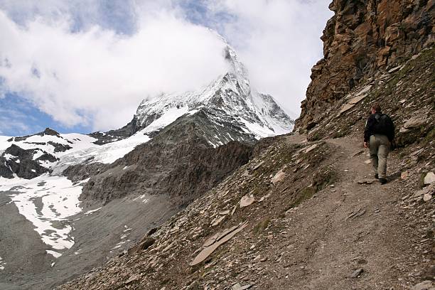 istock Hiking to the Matterhorn 92038490