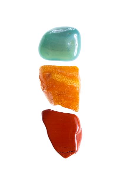istock Rasta Colors - Green, Yellow And Red Stones 92038705
