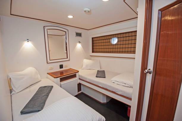 istock Cabin in a luxury private motor yacht 920387284