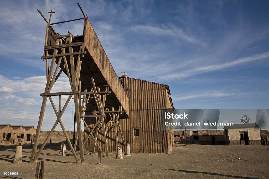 Abandonado la ciudad de Santa Laura y Humberstone - Foto de stock de Abandonado libre de derechos