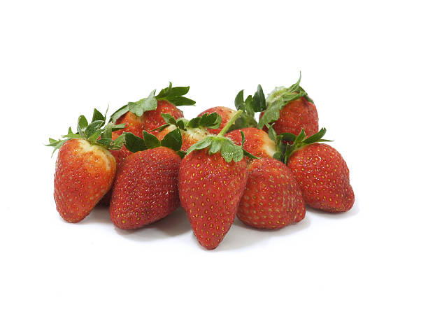 Red Strawberries stock photo