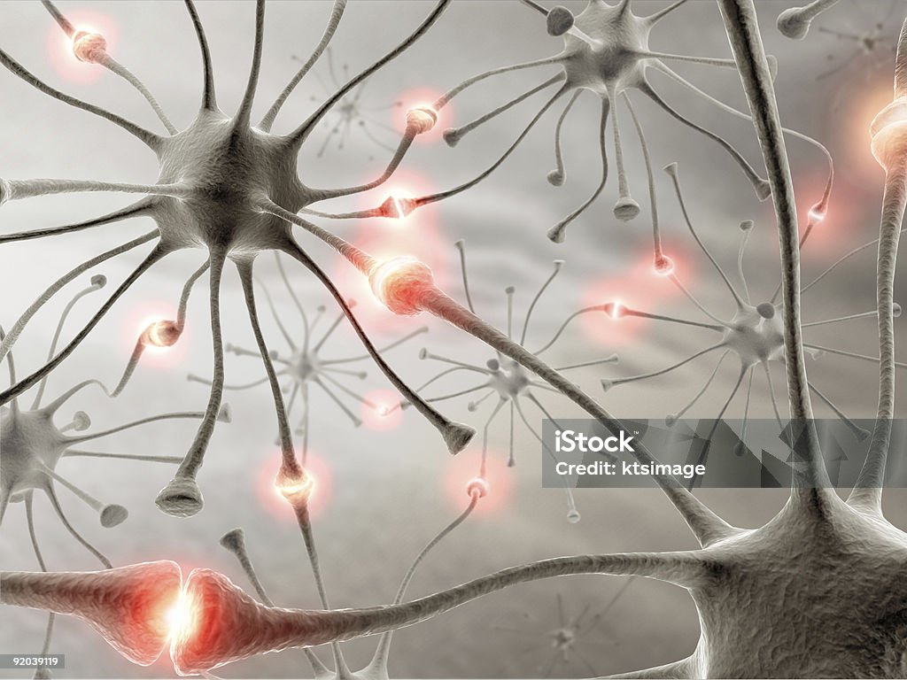 Neurons - Стоковые фото Аксон роялти-фри