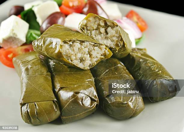 Dolmades 1 Stock Photo - Download Image Now - Dolma, Greek Culture, Appetizer