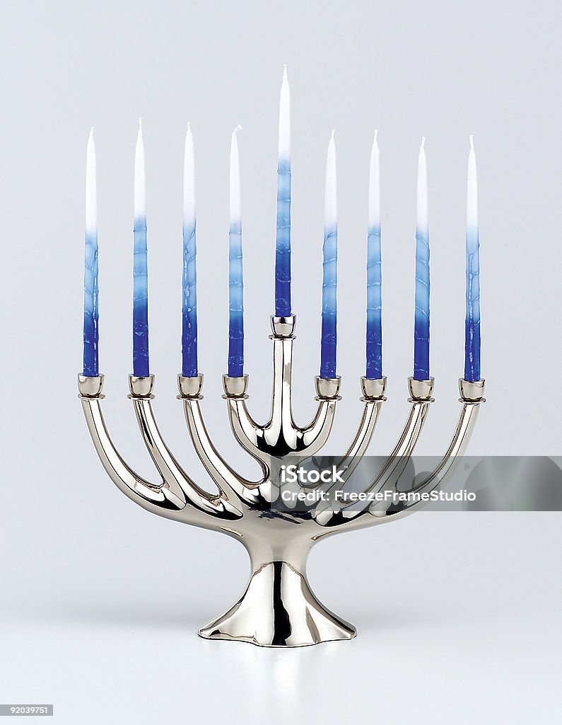 Menorah 3  Candle Stock Photo