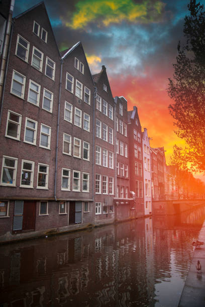 istock Traditional old buildings in Amsterdam 920398566