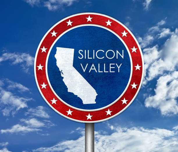 istock Silicon Valley in California - map illustration 920399170