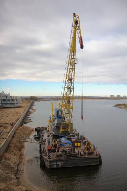 istock Construction of the bridge in Kazan, Russia 920399584