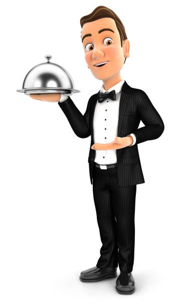 505 Waiter Cartoon Pictures Stock Photos, Pictures & Royalty-Free Images -  iStock