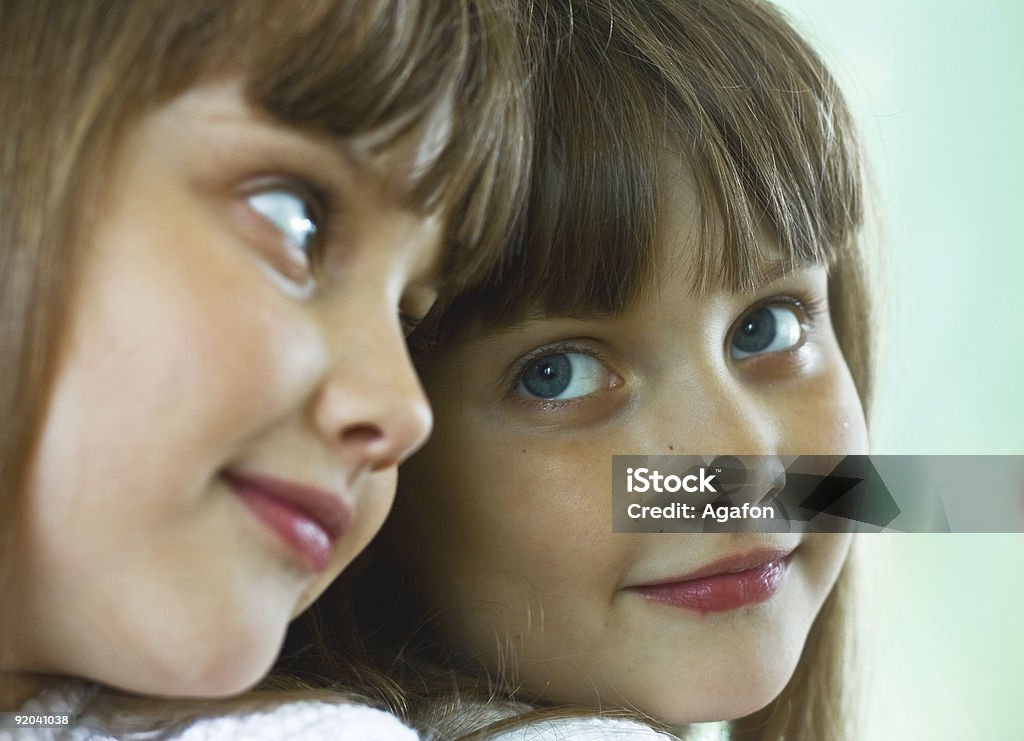 Menina & espelho - Royalty-free Adolescência Foto de stock