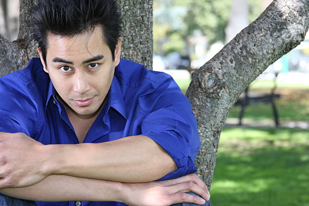 istock Asian Male Stare 92041179