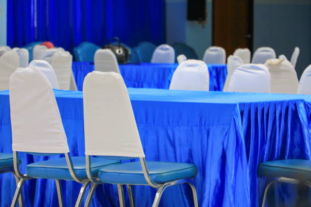 istock empty chairs in a meeting room:Select focus with shallow depth of field. 920418502