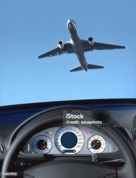 Ruota E Dashboard - Fotografie stock e altre immagini di Aeroplano - Aeroplano, Airbag, Automobile