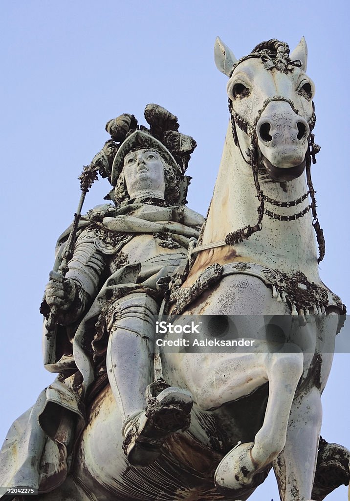Rei estátua de \ - Royalty-free Cavaleiro - Papel Humano Foto de stock