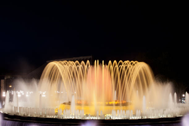 istock Magic Fountain in Barcelona at Night 920424300