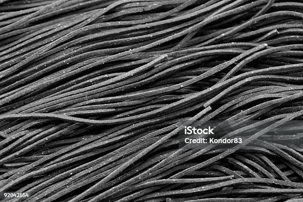 Black Pasta Stock Photo - Download Image Now - Backgrounds, Black Color, Close-up