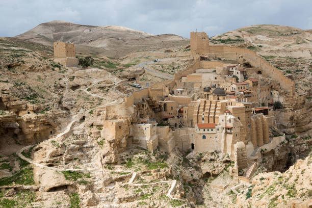 Marsaba monastery - fotografia de stock