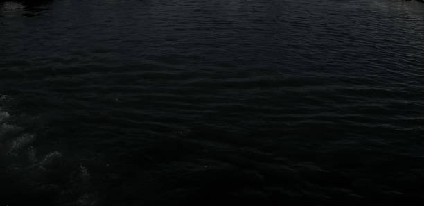 grunge dark black water texture useful as a background