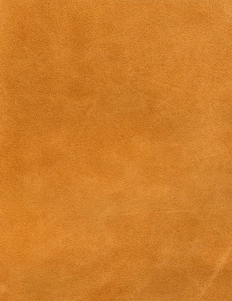 Leather Texture: Brown Suede stock photo