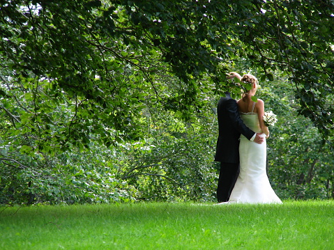 Wedding in a parc in Sweden