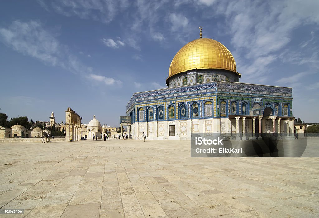 Dome of the rock  Al-Aqsa Mosque Stock Photo