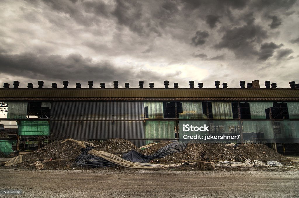 Abandoned Warehouse Facade  Abandoned Stock Photo