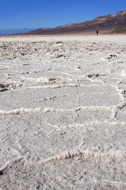 Death valley badwater basin stock photo