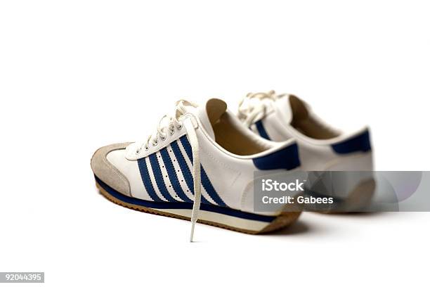 Running Shoes Stock Photo - Download Image Now - Canvas Shoe, Sports Shoe, Striped