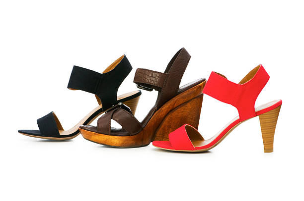 istock Woman shoes isolated on the white background 92044810