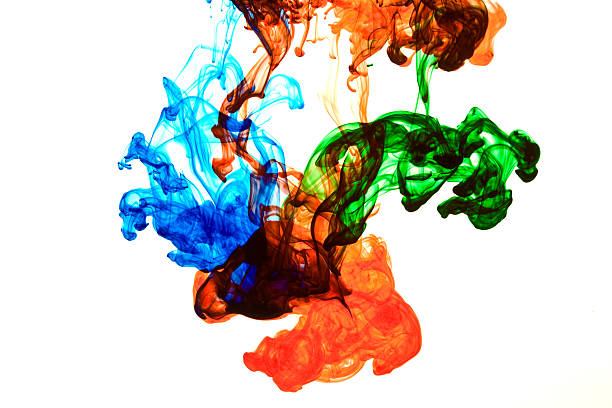 istock Blue, red and green ink dispersing in water 92044939