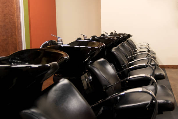 istock A row of sinks for a salon. 920454694