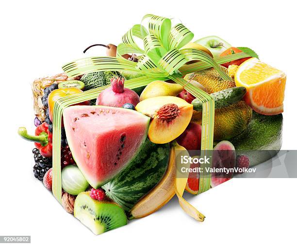 Fruit Gift Stock Photo - Download Image Now - Apple - Fruit, Banana, Blackberry - Fruit