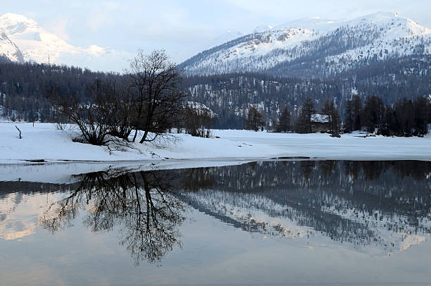 istock Winter landscape of the Engadine 92045960