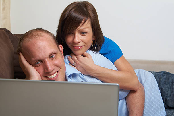 Couch Surfing stock photo