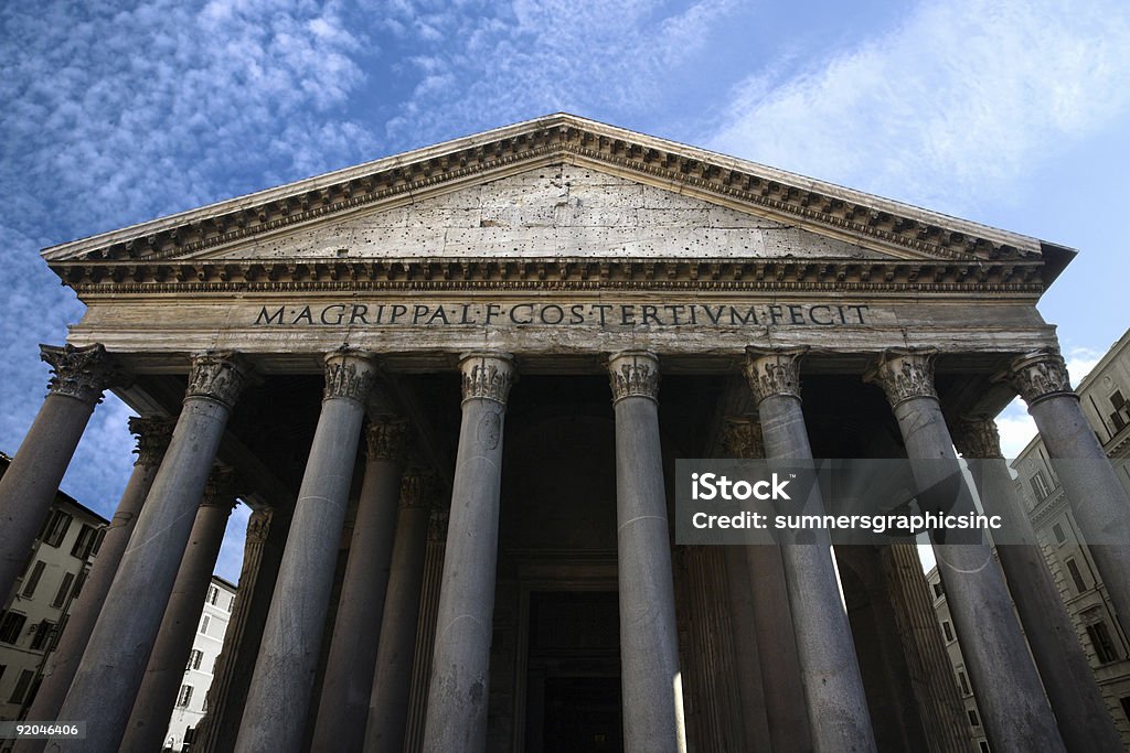 Pantheon a Roma - Foto stock royalty-free di Ambientazione esterna