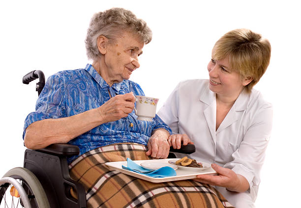 istock elderly woman in wheelchair 92046717