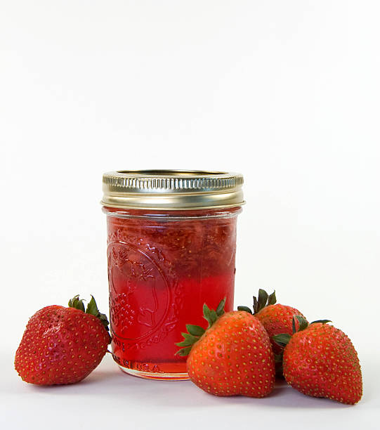 istock Strawberry jam with fresh strawberries 92046735