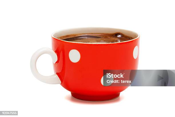 Red Caneca De Café - Fotografias de stock e mais imagens de Café - Bebida - Café - Bebida, Bebida, Bebida com espuma