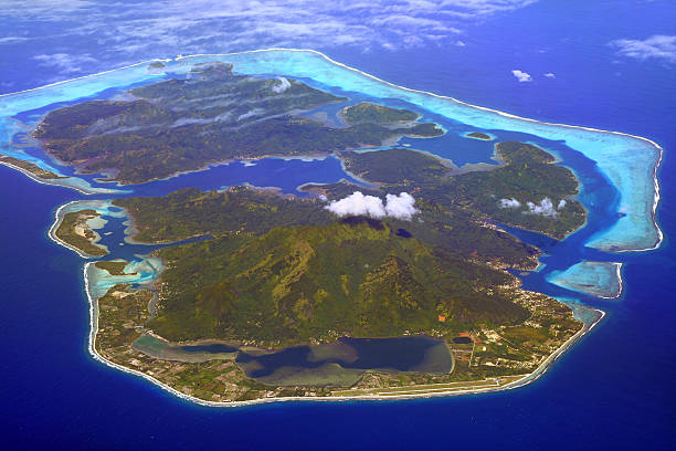 ilha huahine - marquesas islands - fotografias e filmes do acervo