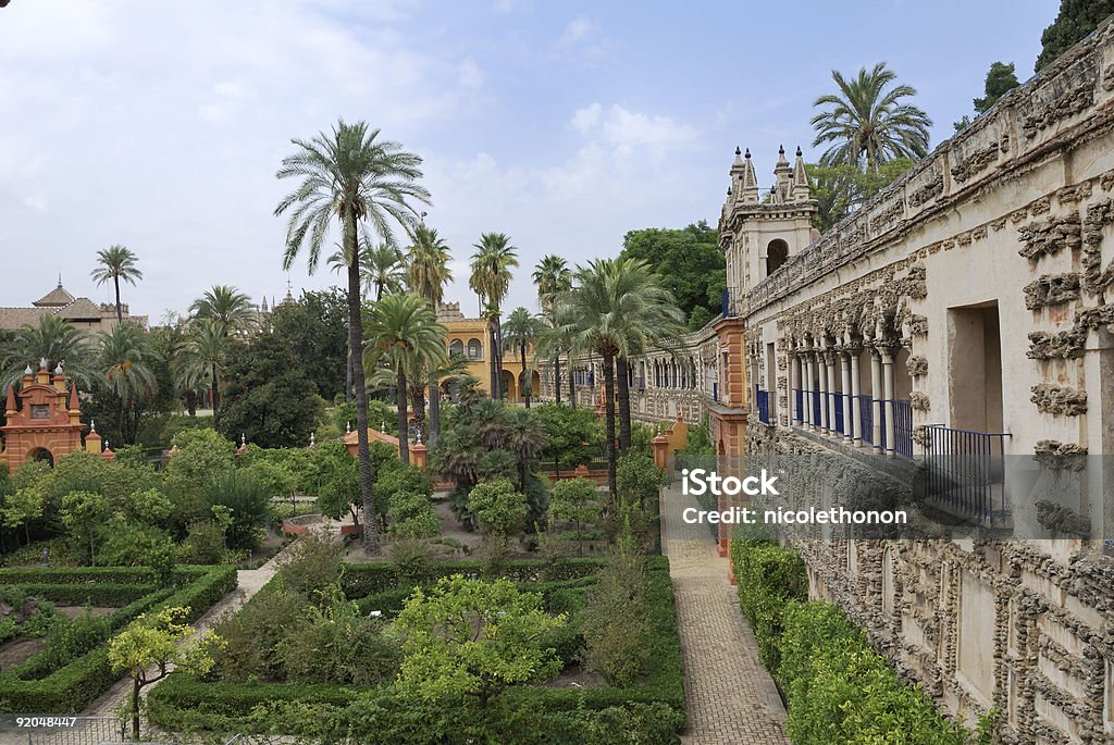 Real Alcazar Seville  Palace Stock Photo