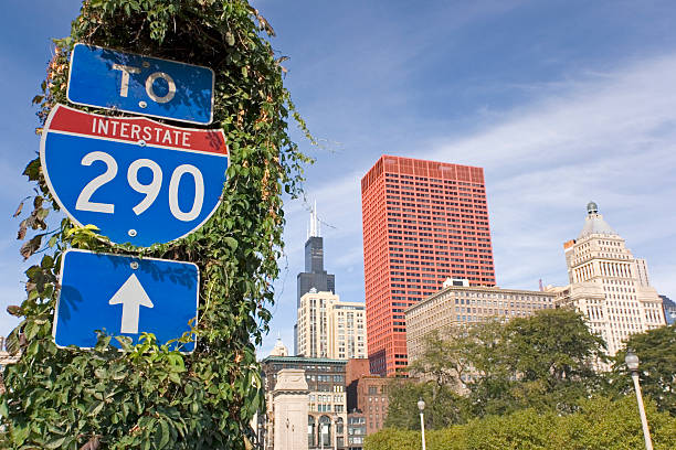 istock Sign of Interstate 290 in Chicago 92049476
