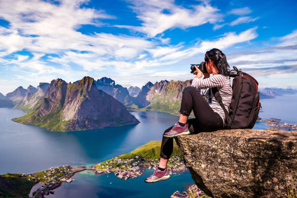 istock Nature photographer Norway Lofoten archipelago. 920496584