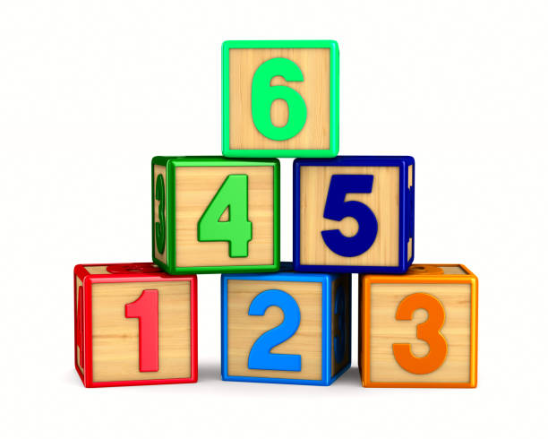istock block with number on white background. Isolated 3D illustration 920497320