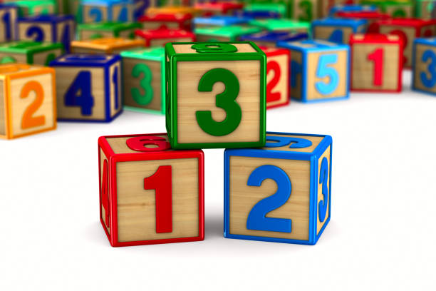 istock block with number on white background. Isolated 3D illustration 920497416