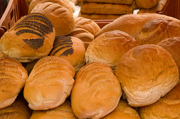 istock Freshly baked loaves of bread 92049902