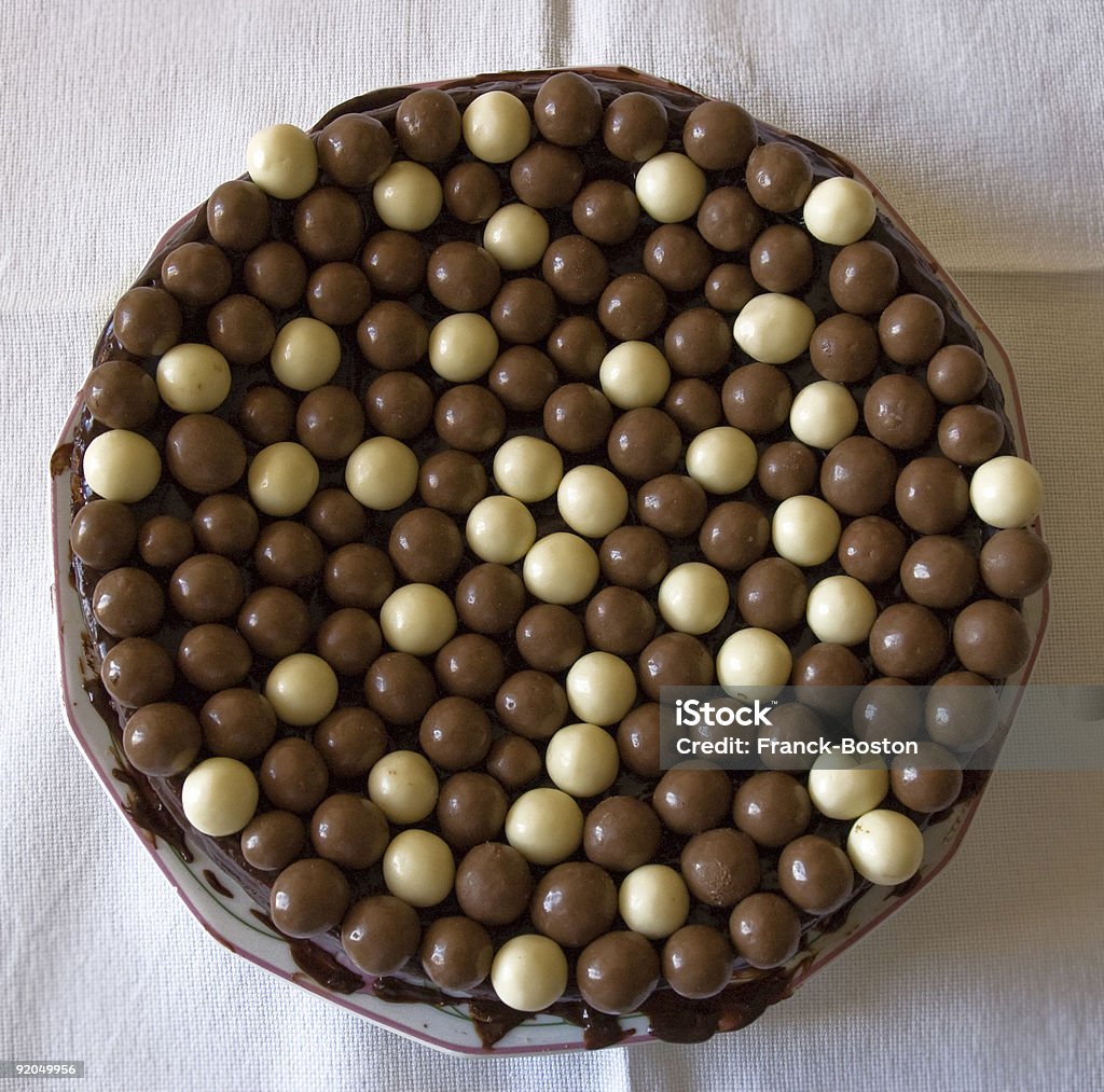 black and white chocolate cake  Brown Stock Photo
