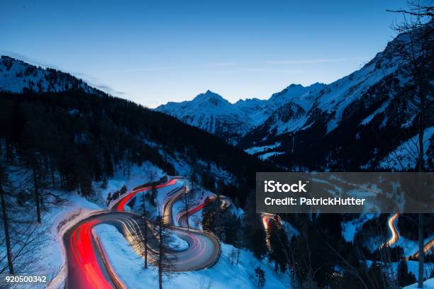 Maloja Pass Stock Photo - Download Image Now - Car, Engadine, Forest
