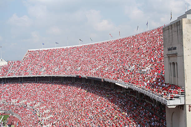 Estadio envasado - foto de stock